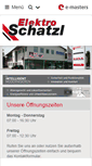 Mobile Screenshot of elektro-schatzl.de